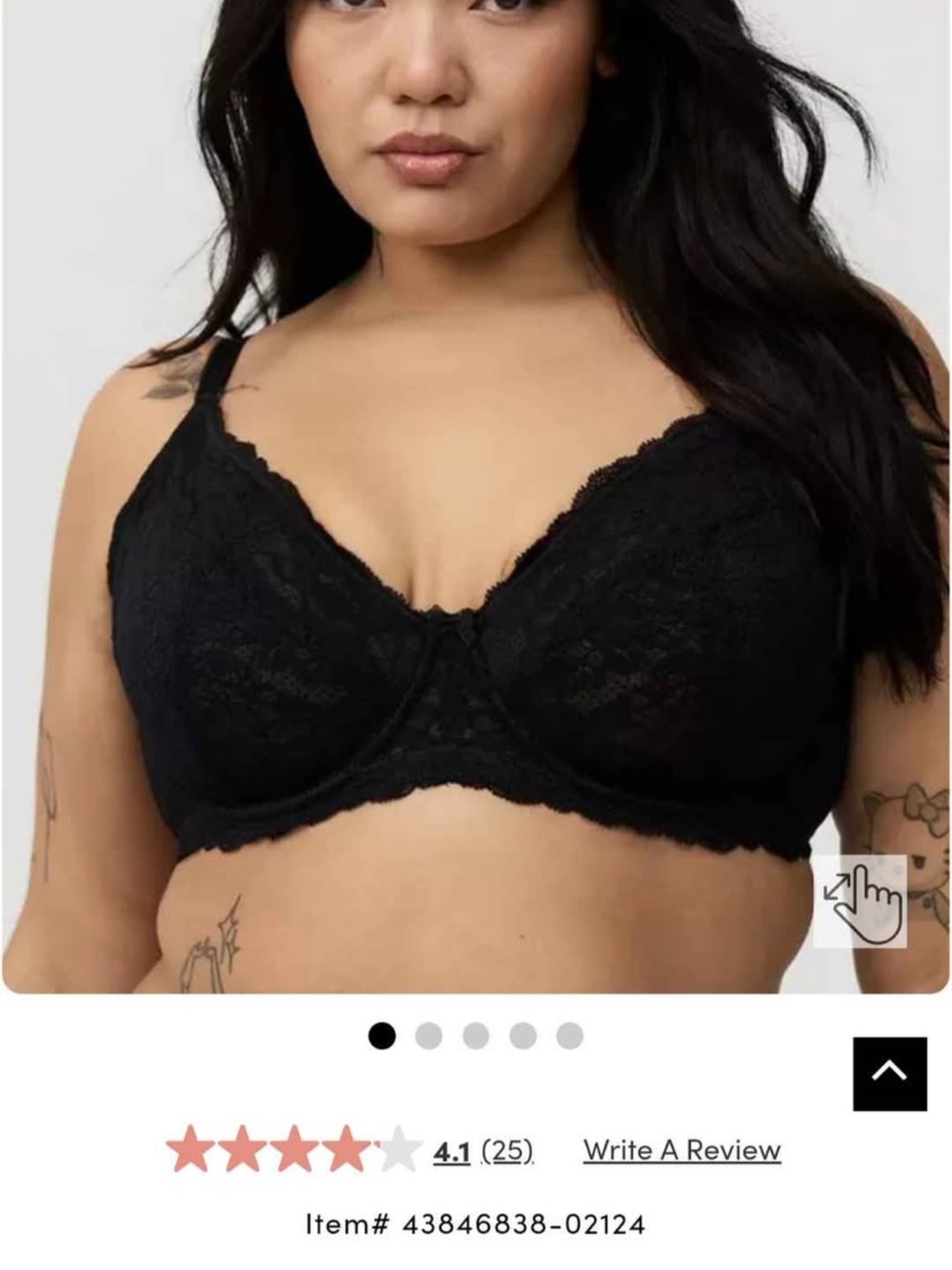 NWT Dark Brown Torrid Lace Unlined Underwire Bra